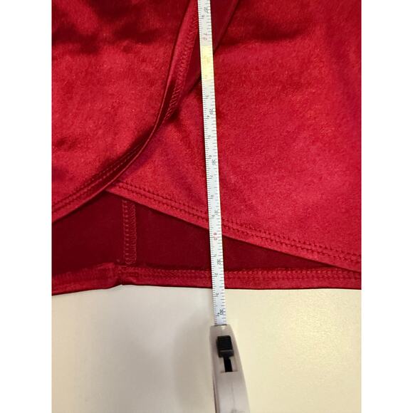L NWT Lulu's Red Satin Dress - Picture 6 of 6